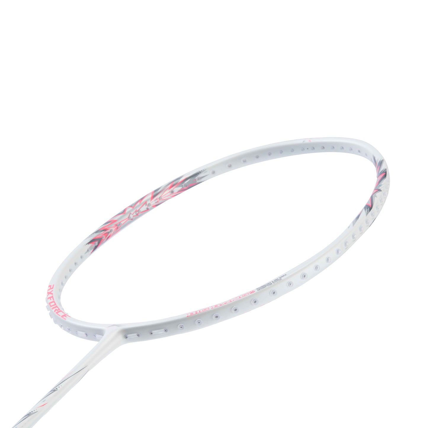 Badmintonracket AXFORCE BIGBANG (4U) White/Pink - unstrung - AYPU051-4