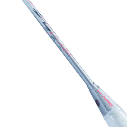 Badmintonracket AXFORCE BIGBANG (4U) White/Pink - unstrung - AYPU051-4