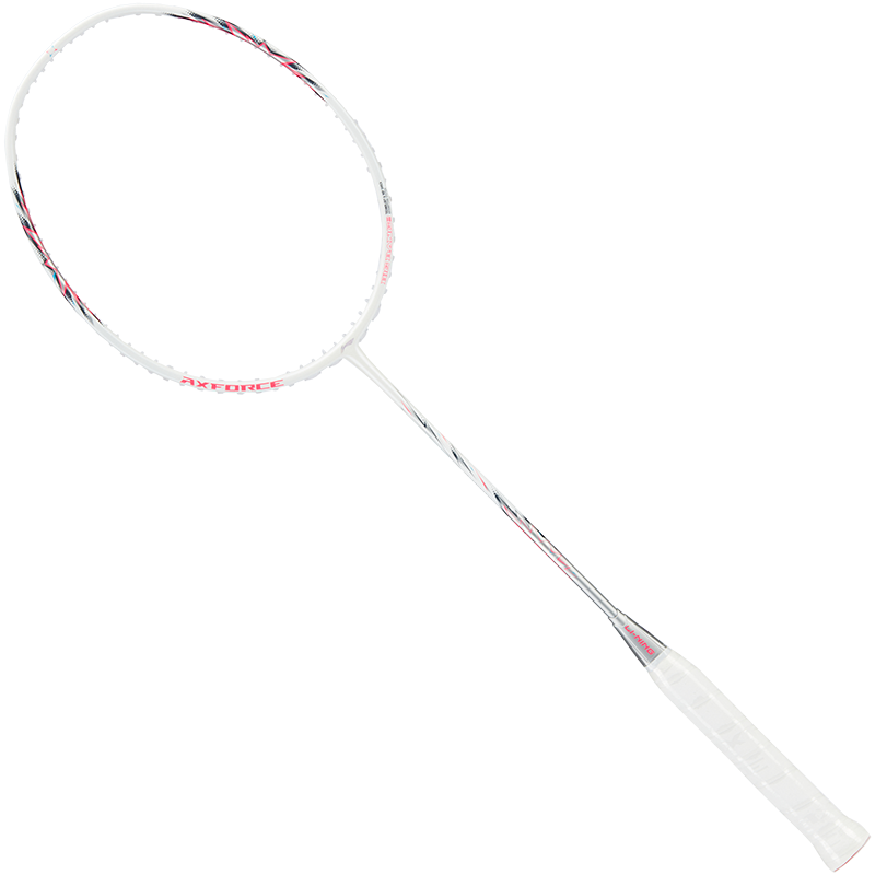 Badmintonracket AXFORCE BIGBANG (4U) White/Pink - unstrung - AYPU051-4