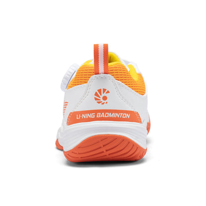 Kids Badmintonshoe ''Almighty King'' white/orange - AYTT040-2