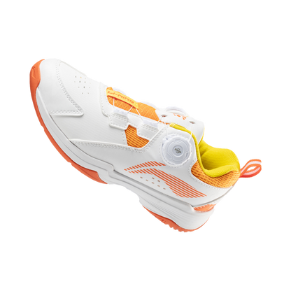 Kids Badmintonshoe ''Almighty King'' white/orange - AYTT040-2