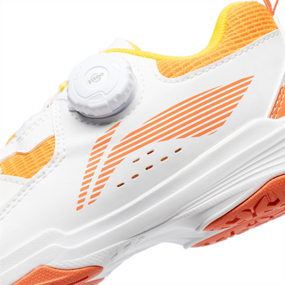 Kids Badmintonshoe ''Almighty King'' white/orange - AYTT040-2