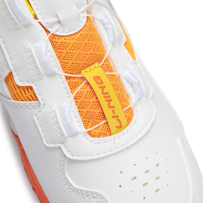 Kids Badmintonshoe ''Almighty King'' white/orange - AYTT040-2