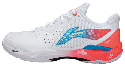 Unisex badminton shoe Donner 2 - white/red - AYZU015-2