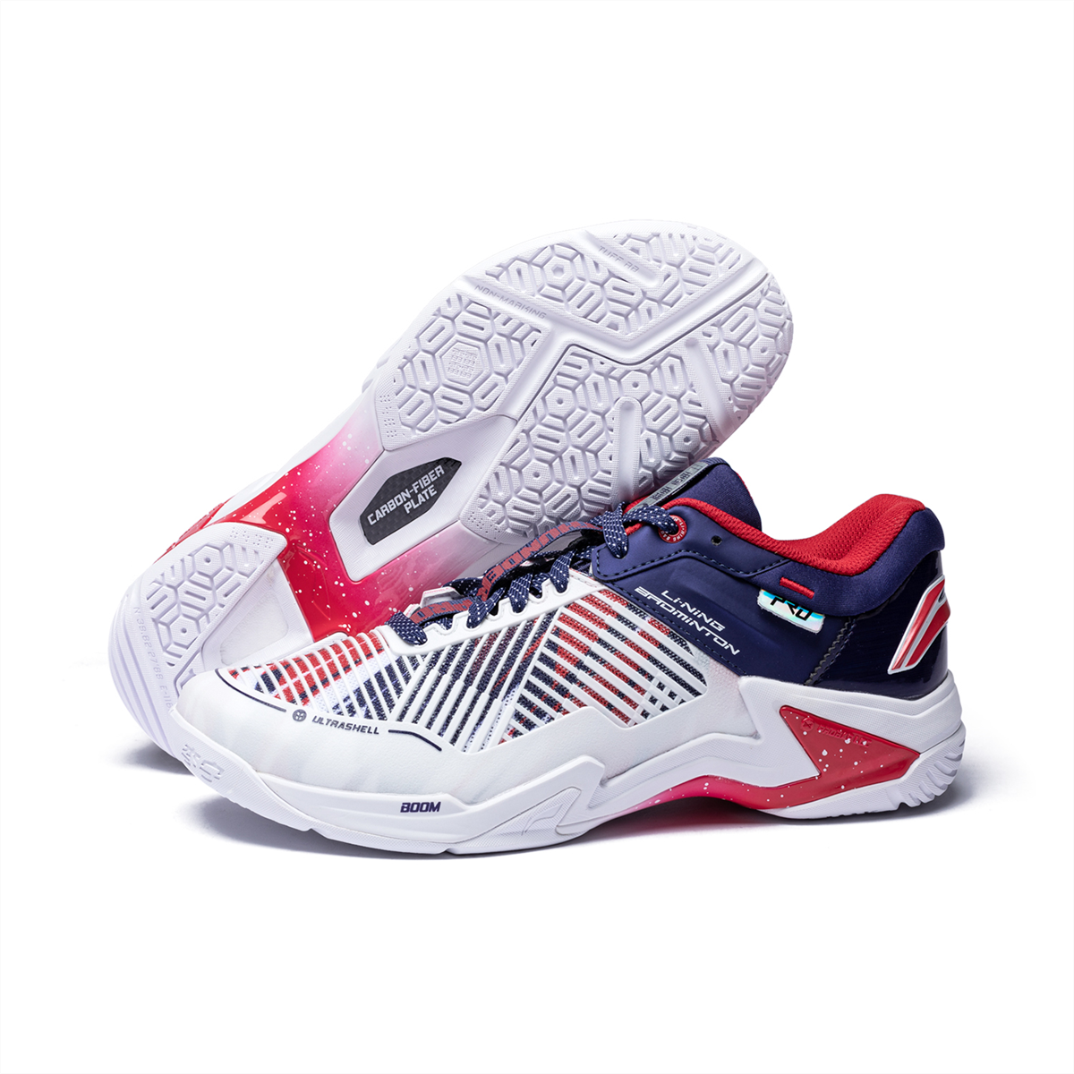Unisex Badminton-Shoe Donner Pro - white/blue - AYAT009-3