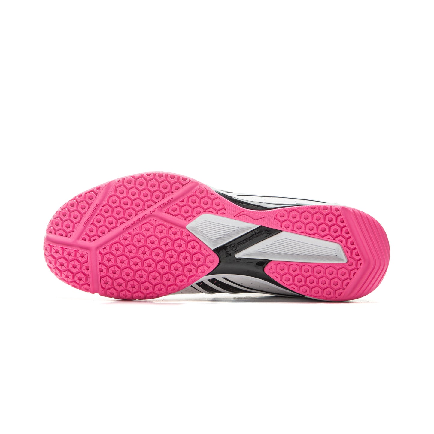Tischtennis Schuh Hawk Eye 3.0  - weiß/gelb/pink - APPV003-2