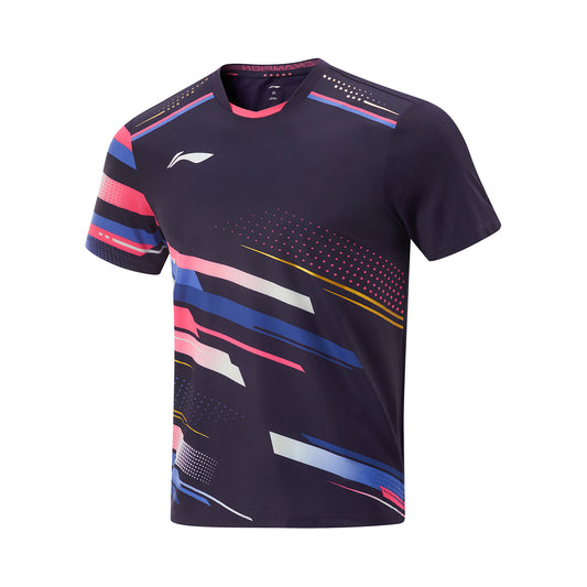 Tischtennis China National-Team Wettkampftrikot 2025 lila - AAYV085-1