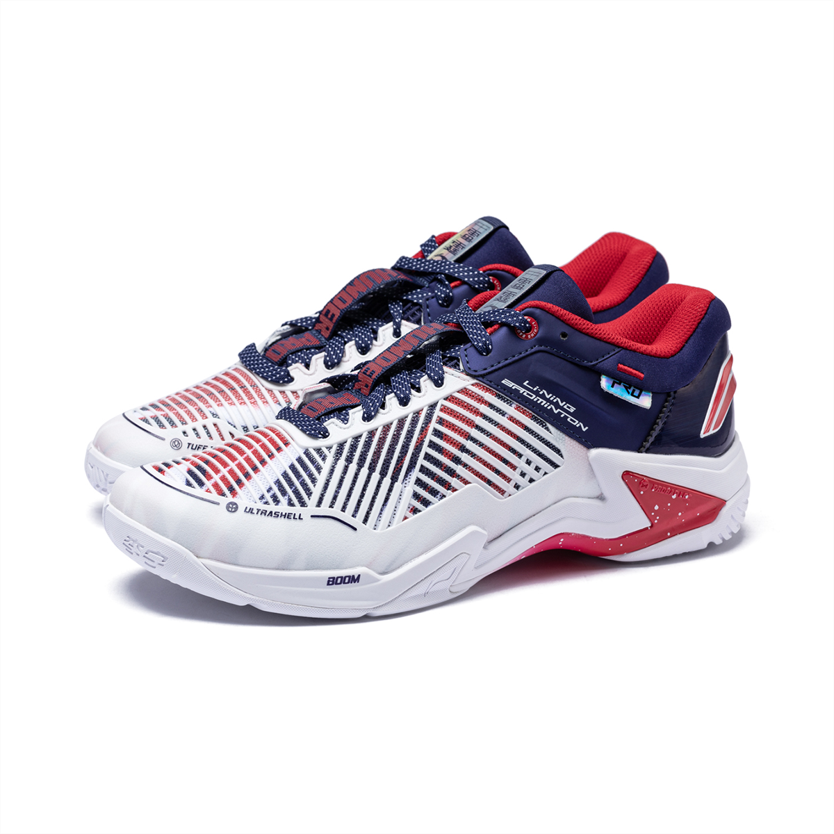 Unisex Badminton-Shoe Donner Pro - white/blue - AYAT009-3