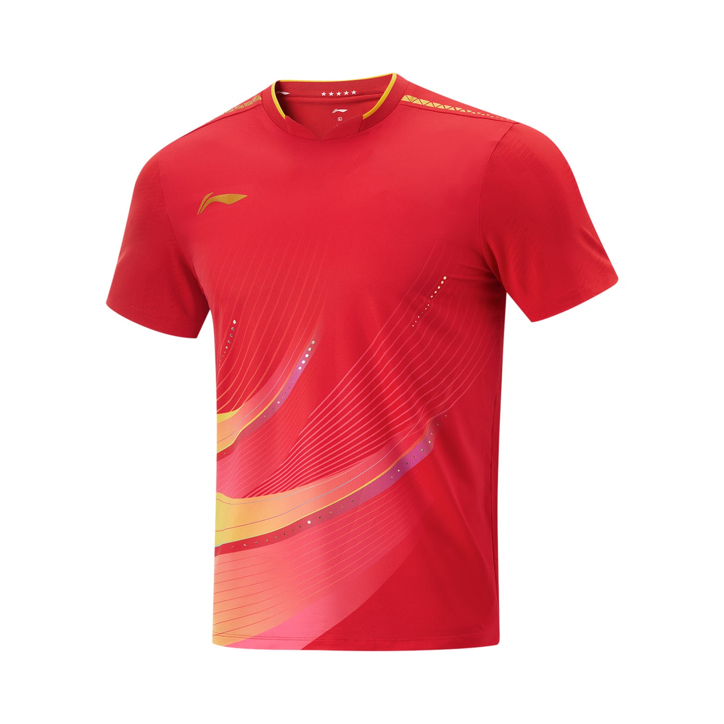 Table Tennis China National Team Competition Jersey 2025 red - AAYV097-1