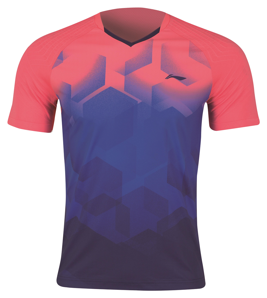 Herren Sportshirt Dash Blue-Pink - AAYN269-1