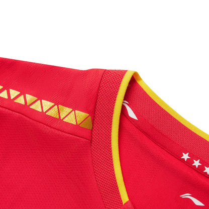Table Tennis China National Team Competition Jersey 2025 red - AAYV097-1