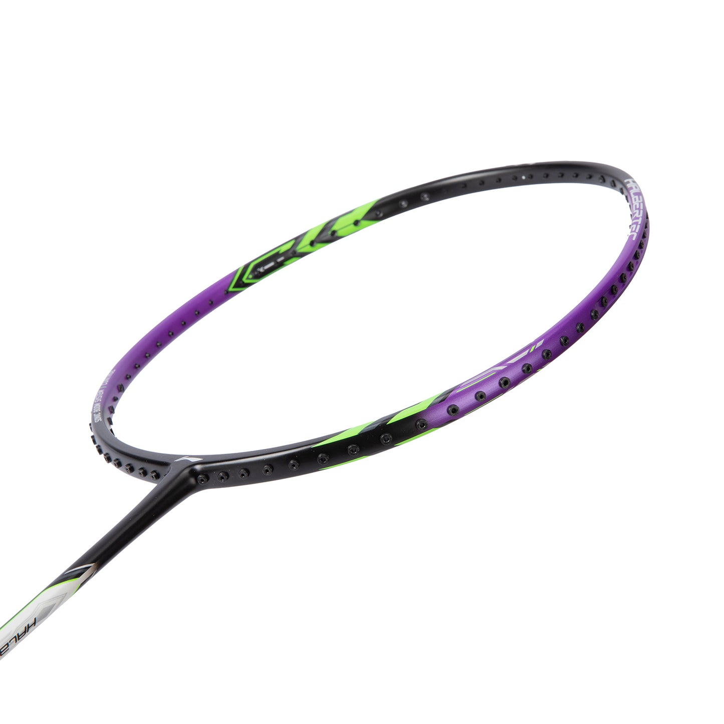 Badmintonracket HalberTec 1000 (5U) black/purple strung  - AYPV021-50
