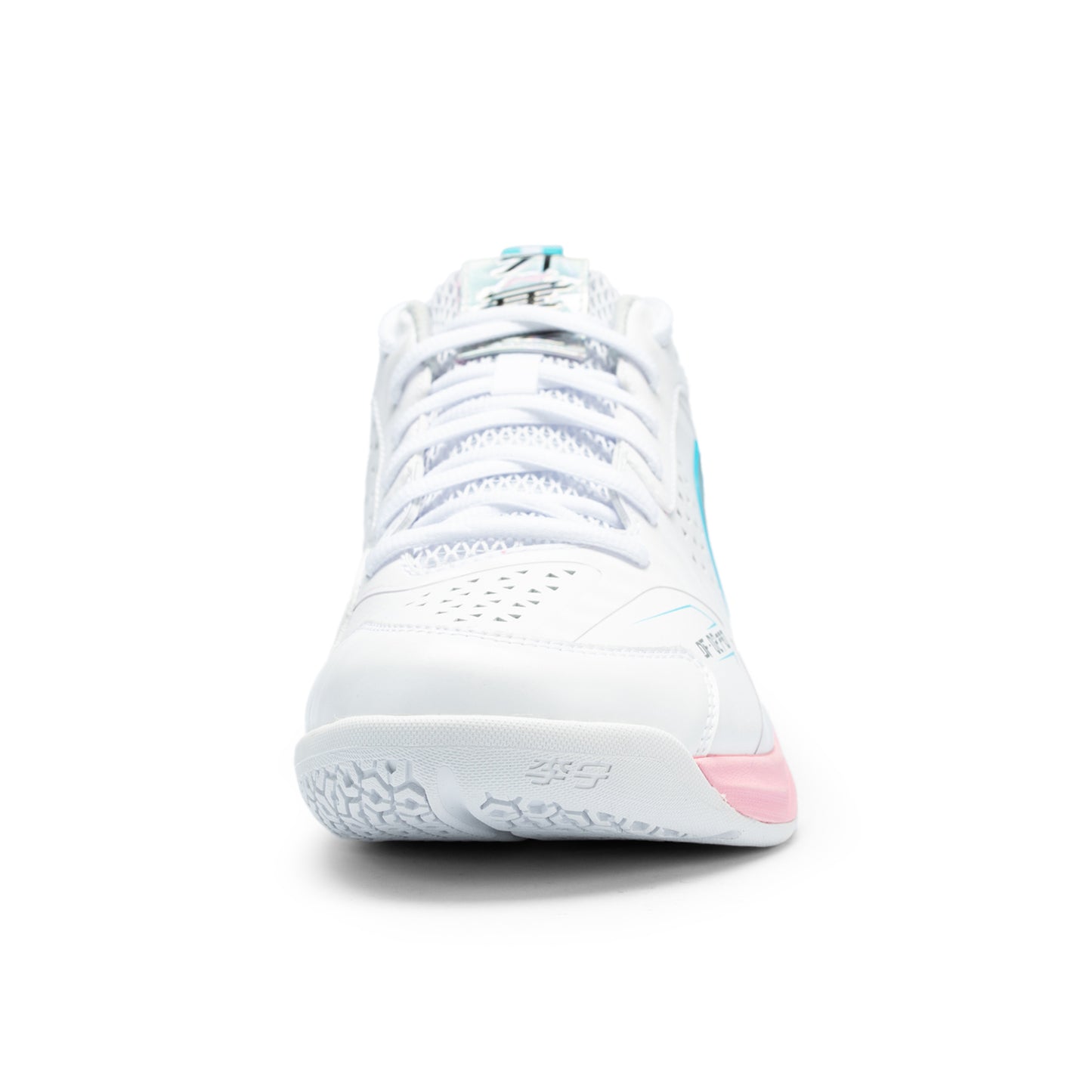 Unisex Badmintonshoe ''Blade II Pro'' - white/pink/lightblue - AYZV001-2