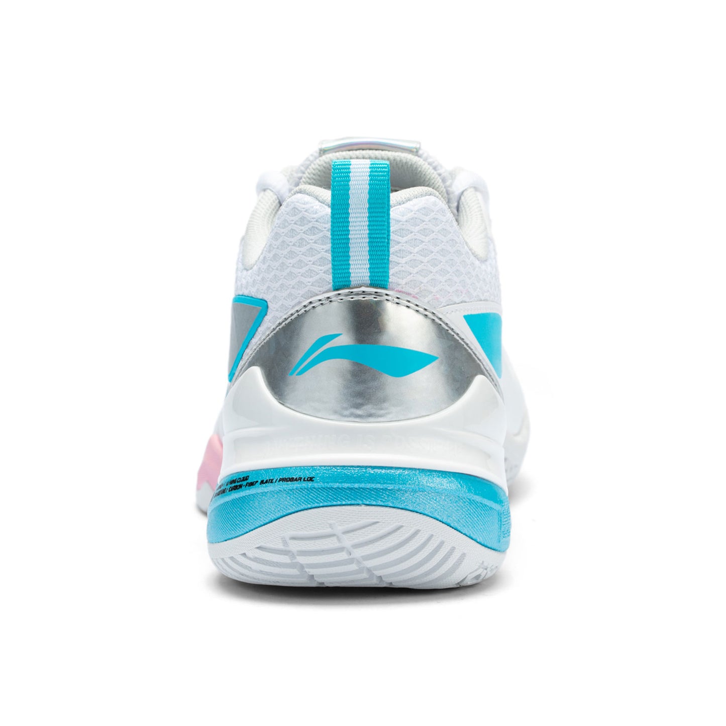 Unisex Badmintonshoe ''Blade II Pro'' - white/pink/lightblue - AYZV001-2