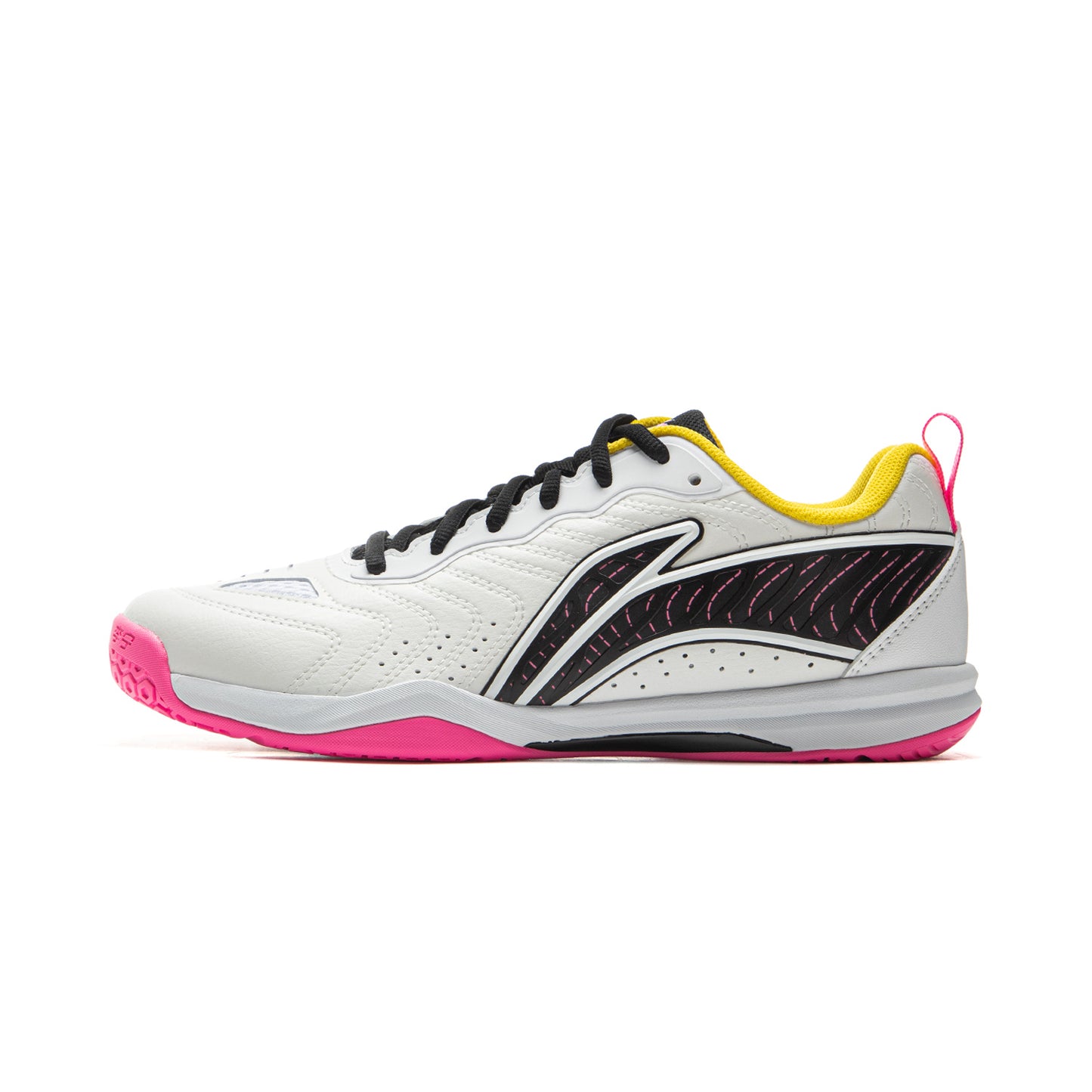 Tischtennis Schuh Hawk Eye 3.0  - weiß/gelb/pink - APPV003-2
