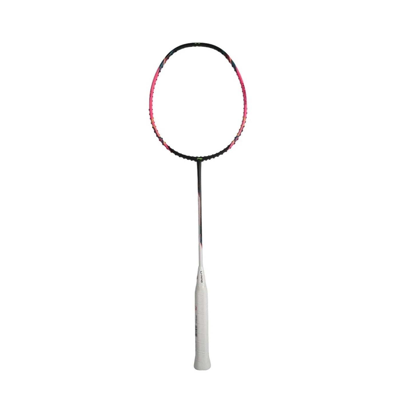Badmintonschläger HalberTec Motor (3U) schwarz/neon-pink - unbespannt  - AYPU075-3