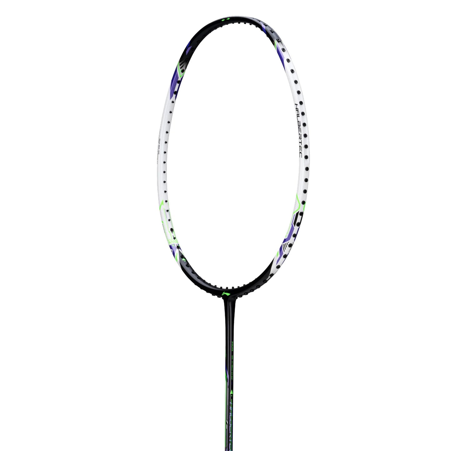 Badmintonschläger HalberTec Motor (3U) schwarz/weiß - unbespannt  - AYPU073-3