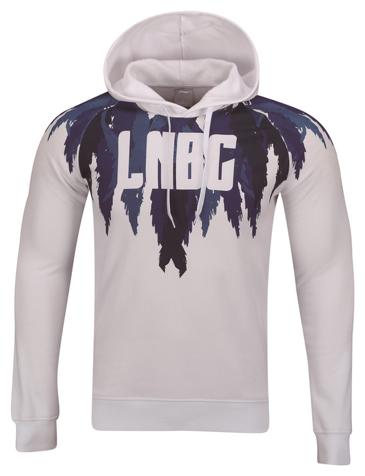Herren Kapuzenpullover/Hoodie Feather weiß - AWDN943-1
