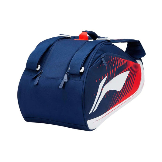 Badminton Schlägertasche 6in1 "Storm" weiß/dunkelblau/rot - ABLV029-3
